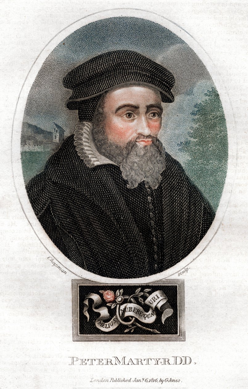 Pietro Martire Vermigli 1499-1562, İtalyan ilahiyatçı, 1816. by Chapman and Co
