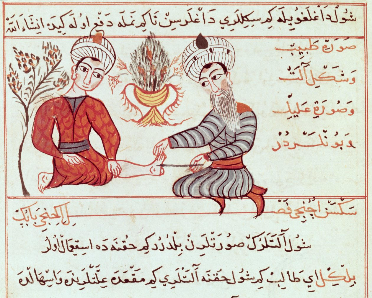 Ms Sup Turc 693 fol.125 Çıban ve Siğil Tedavisi, 1466 by Charaf ed Din
