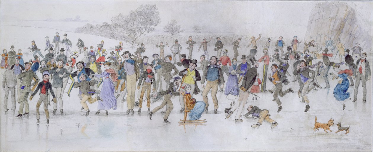 Paten Sahnesi (kağıt üzerine kalem ve mürekkep ve wc) by Charles Altamont Doyle