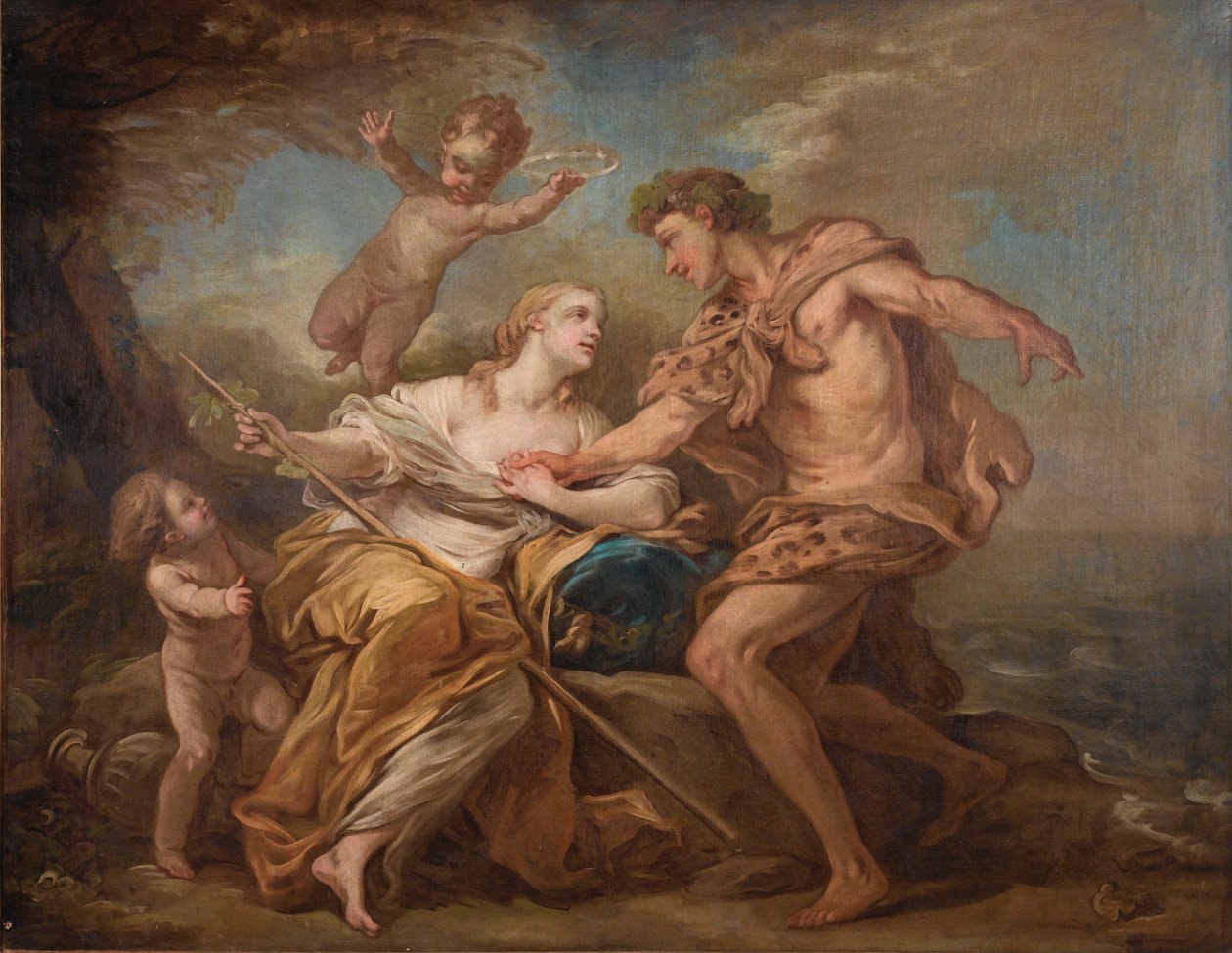 Bacchus ve Ariadne by Charles André van Loo