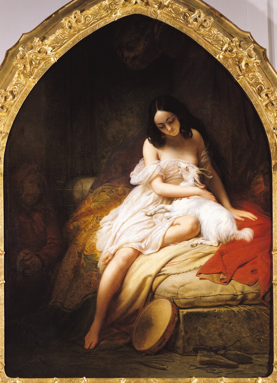Esmeralda, 1839 by Carl von Steuben