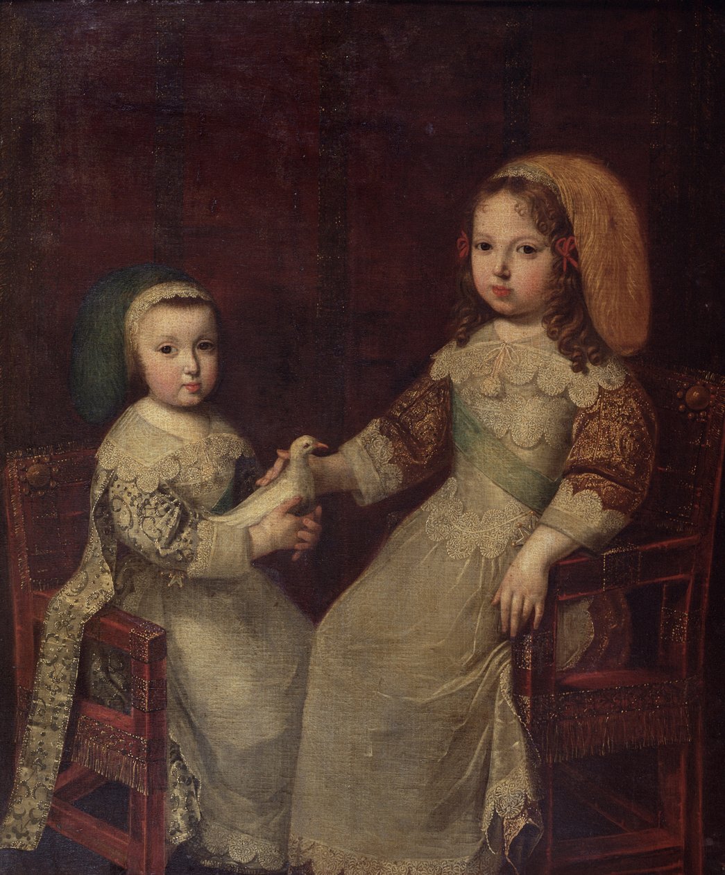 Kral Louis XIV (1638-1715), Orleans Dükü I. Philippe (1640-1701) ile çocukken by Charles Beaubrun