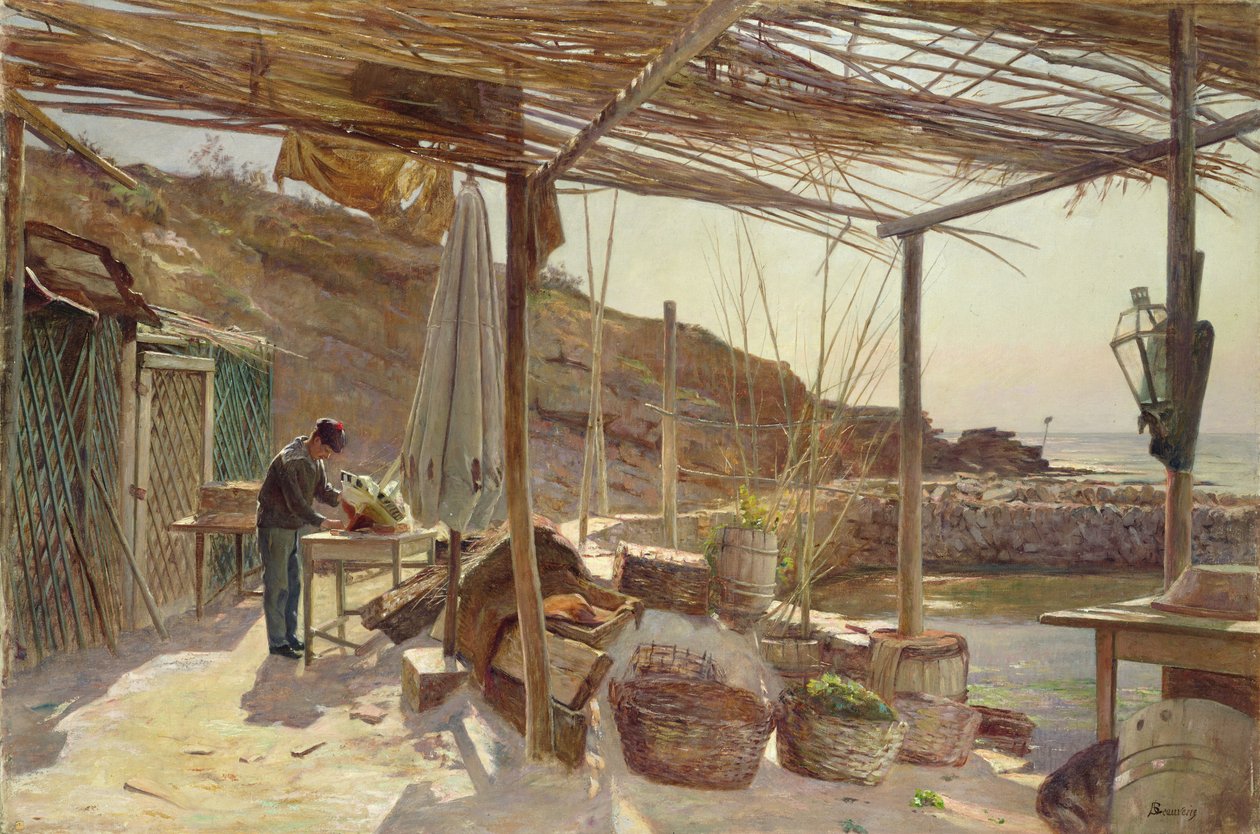The Storehouse at Ciotat, before 1903  by Charles Beauverie