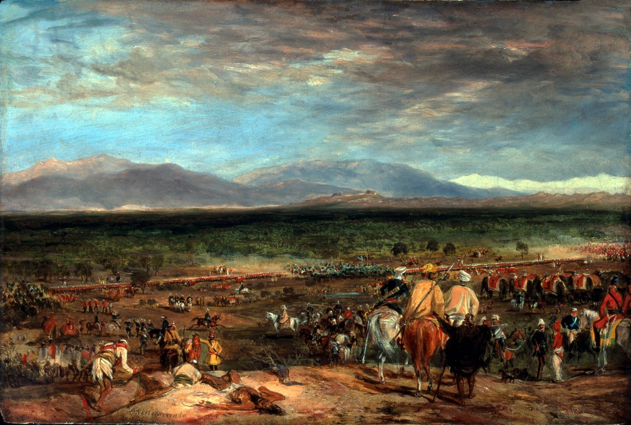 Chilianwala Savaşı, Hindistan, 13 Ocak 1849, c.1849 by Charles Becher Young