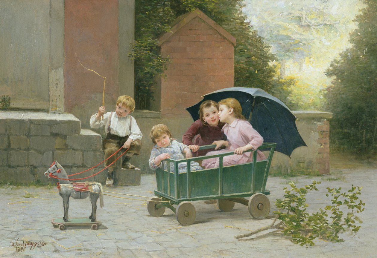 Antrenöre Yolculuk, 1888 by Charles Bertrand D