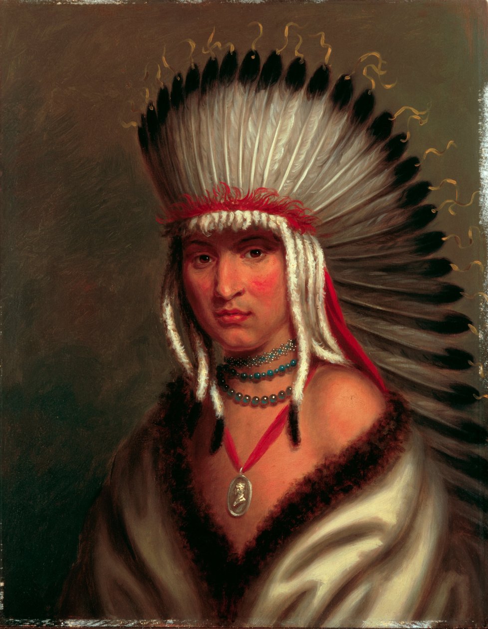 Petalesharro (Cömert Şef), Pawnee by Charles Bird King