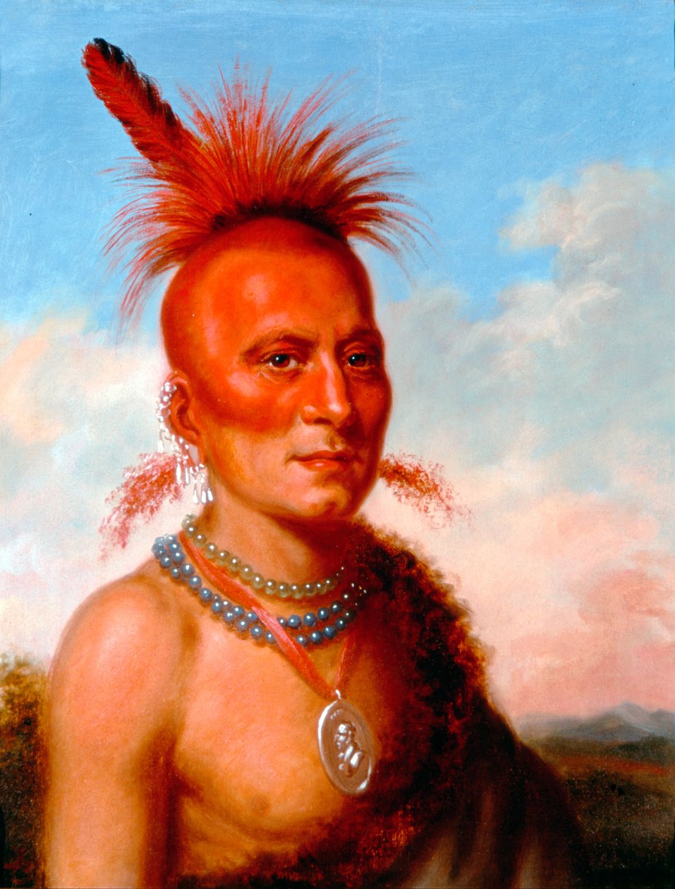 Sharitarish (Kötü Şef), Pawnee by Charles Bird King