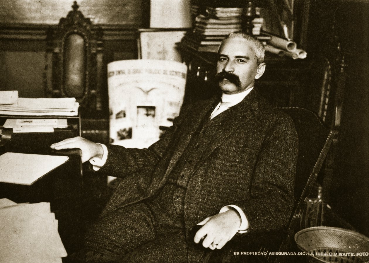 Başkan Yardımcısı Ramon Corral, 14 Aralık 1904 (bw fotoğraf) by Charles Burlingame Waite