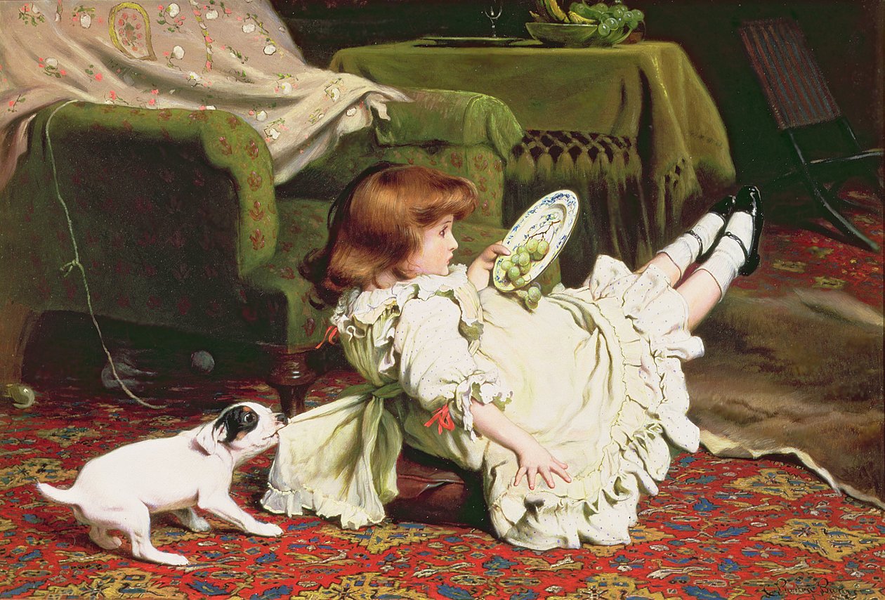 Oynama Zamanı, 1886 by Charles Burton