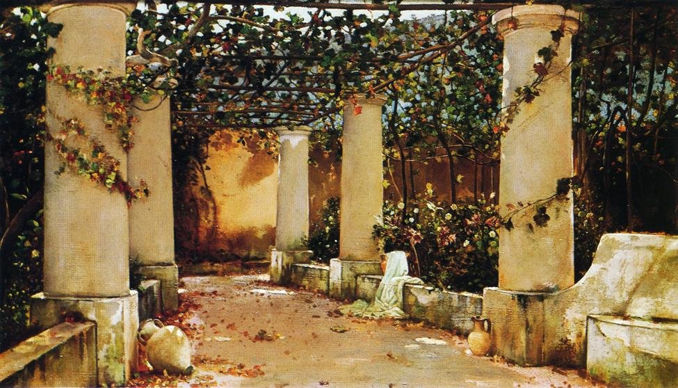 Villa Castello, Capri by Charles Caryl Coleman