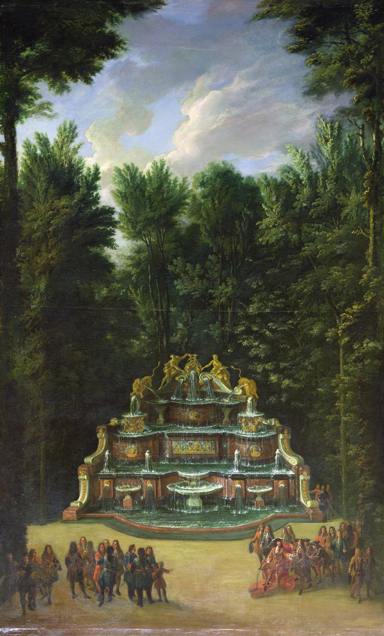 Promenade de Louis XIV (1638 - 1715), Grand Trianon, 1713 by Charles Chastelain