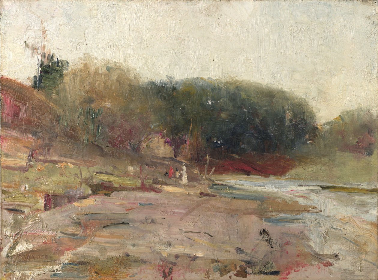 Yarra Nehri üzerinde, Heidelberg, Victoria yakınlarında by Charles Edward Conder