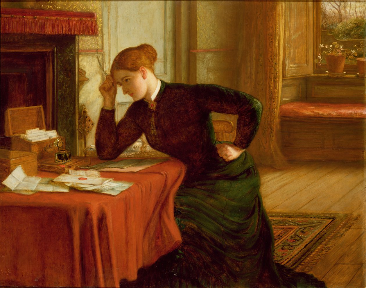 Uzak Düşünceler by Charles West Cope