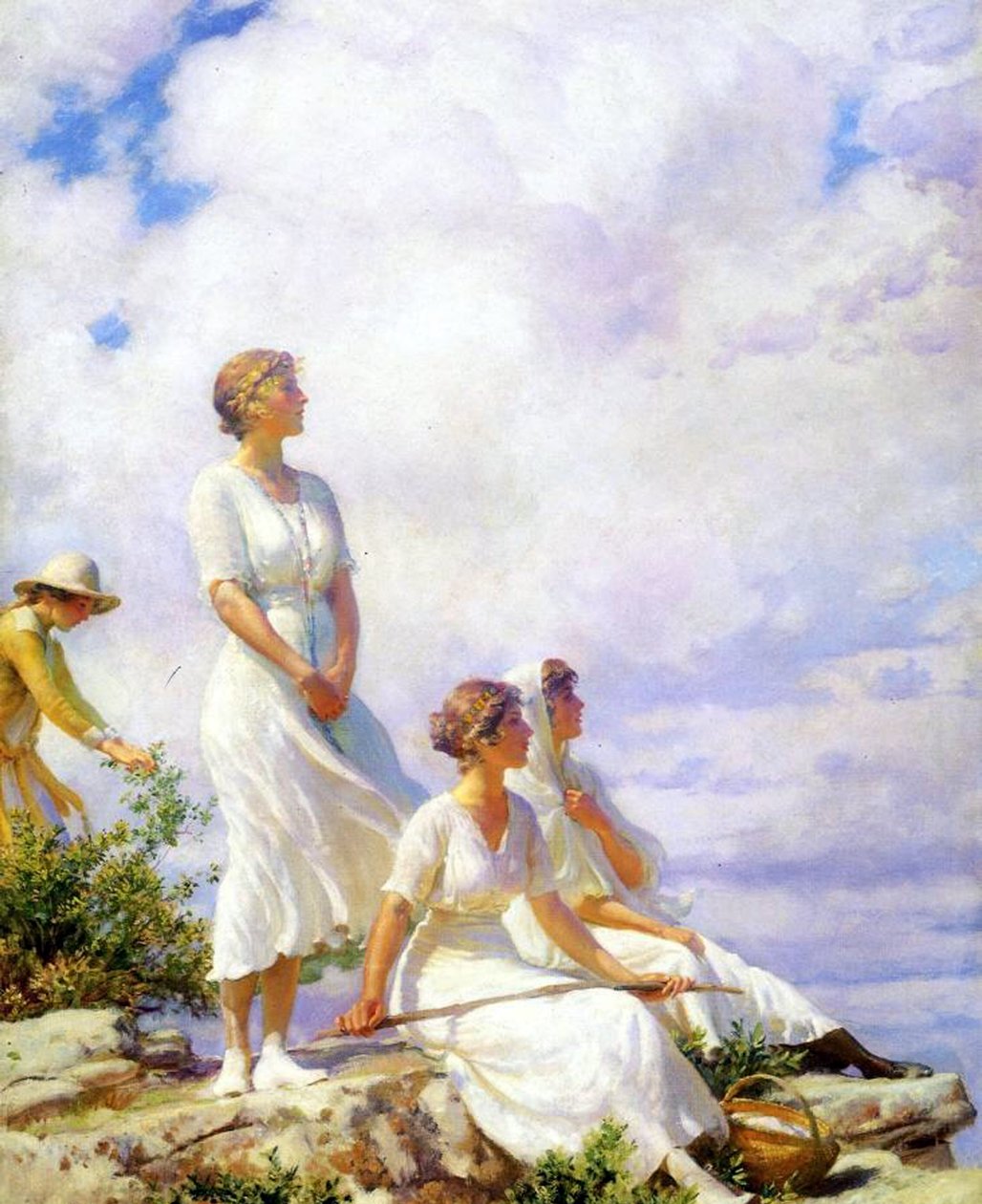 Yaz Bulutları, 1917 by Charles Courtney Curran