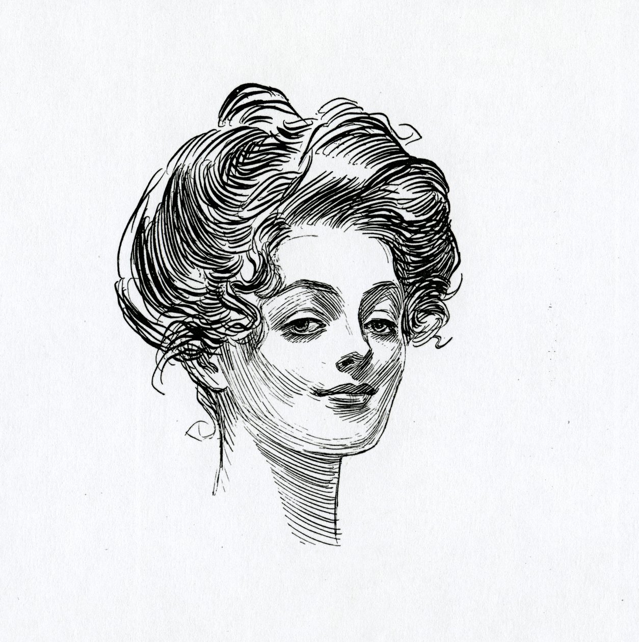 Bir Gibson Kızı, c.1902 by Charles Dana Gibson