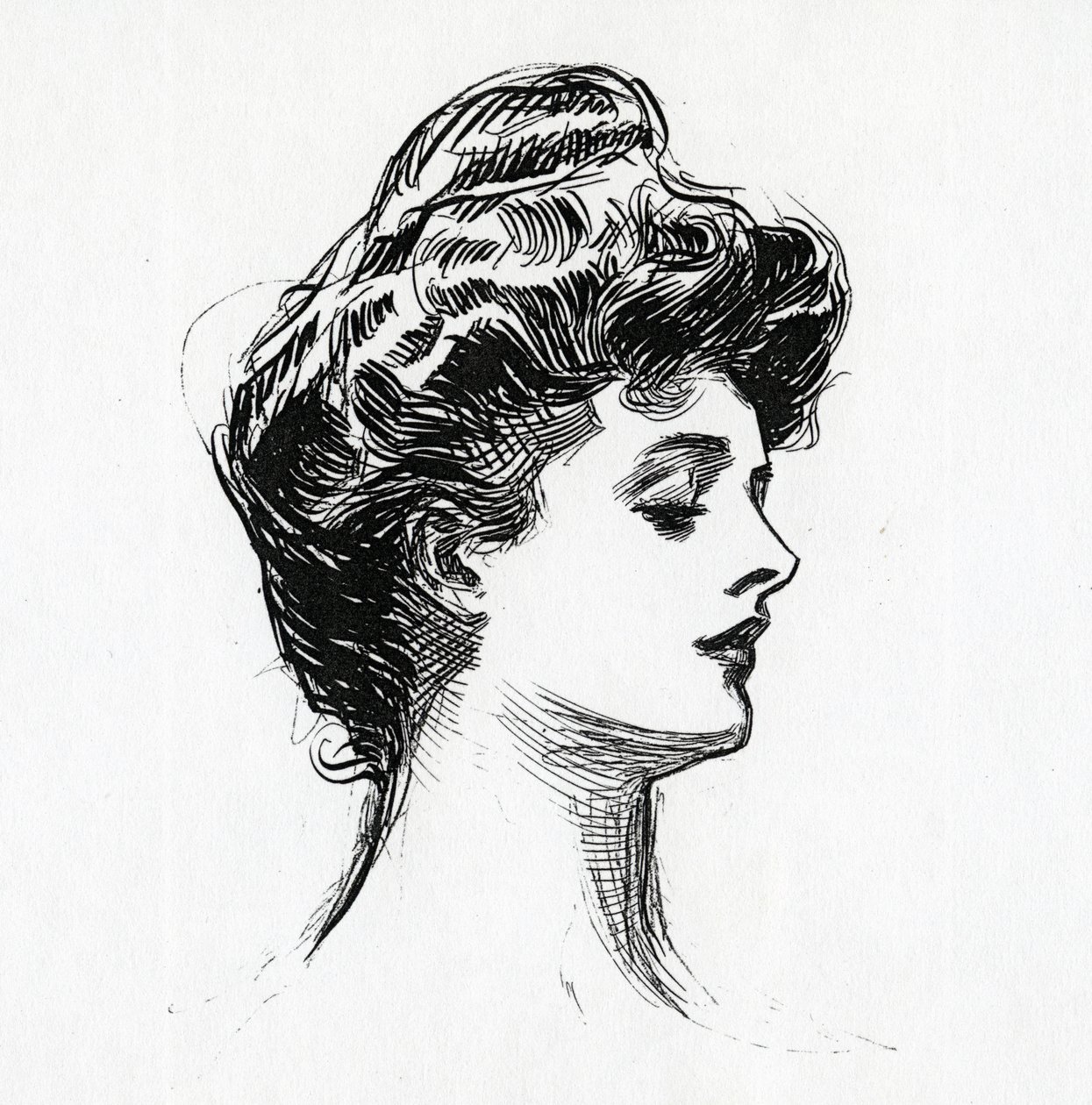 Bir Gibson Kızı, c.1902 by Charles Dana Gibson