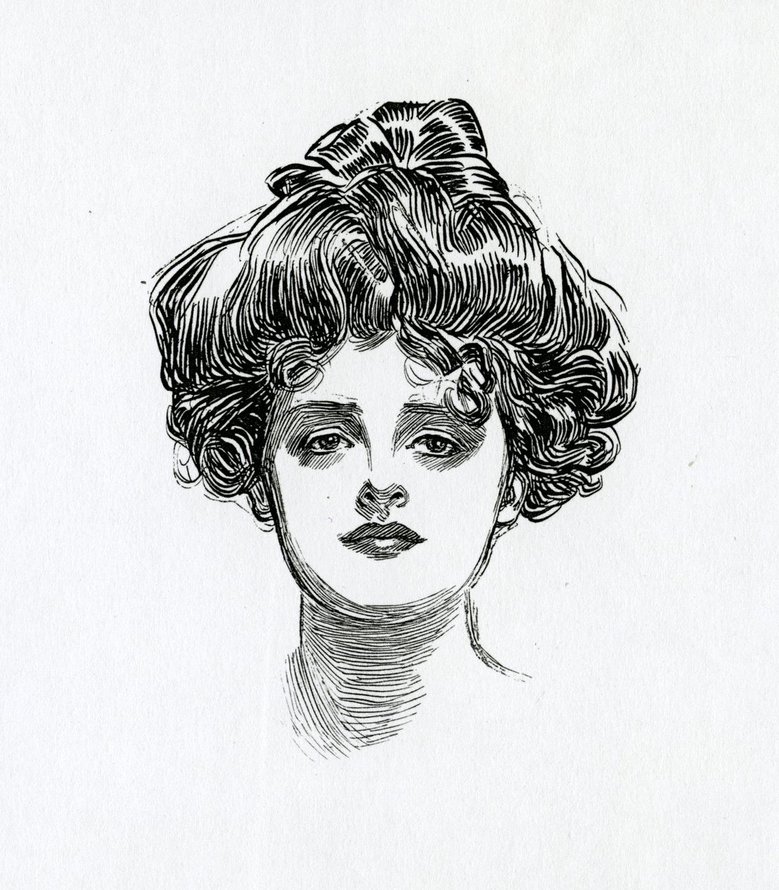 ಎ ಗಿಬ್ಸನ್ ಗರ್ಲ್, ಸಿ.1902 ಟರ್ಕ್ by Charles Dana Gibson