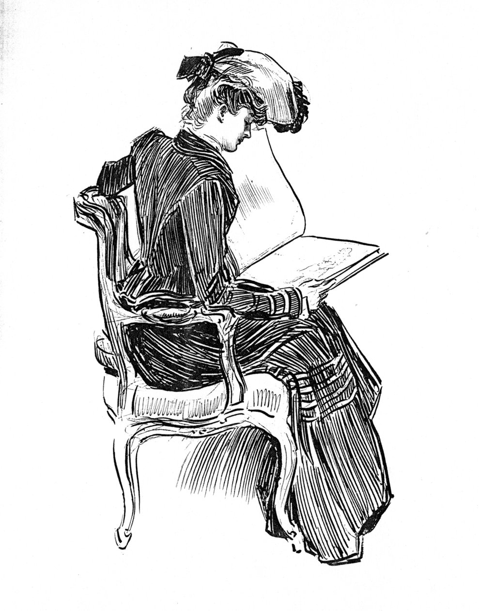 Bir Gibson Kızı, c.1902 by Charles Dana Gibson