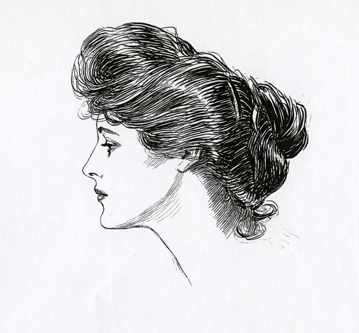 Bir Gibson Kızı, c.1902 by Charles Dana Gibson
