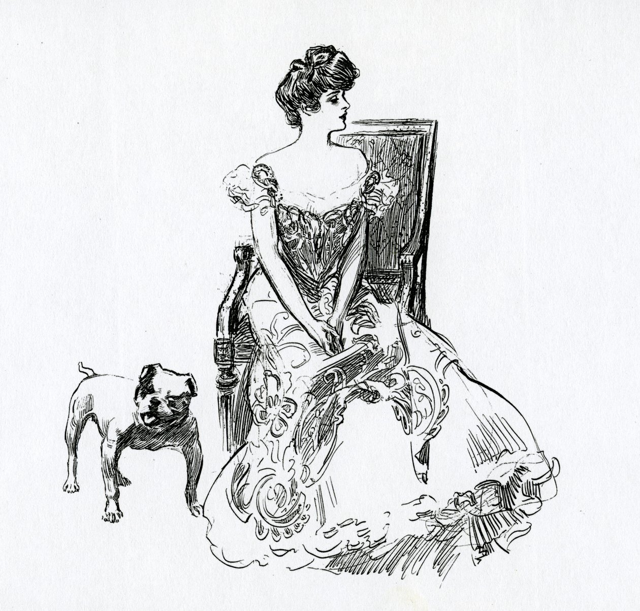 Bir Gibson Kızı, c.1902 by Charles Dana Gibson