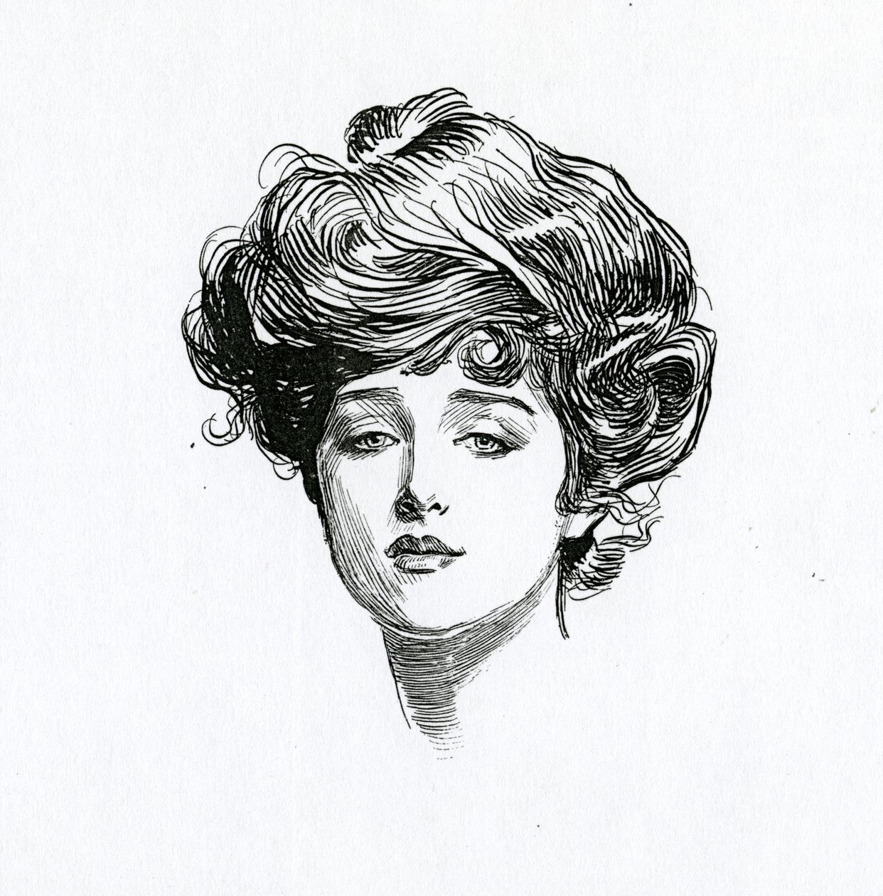 Bir Gibson Kızı, c.1902 by Charles Dana Gibson