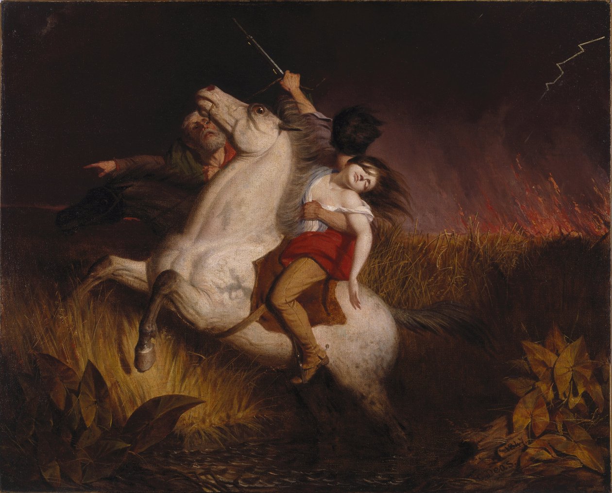 Yanan Çayır by Charles Deas