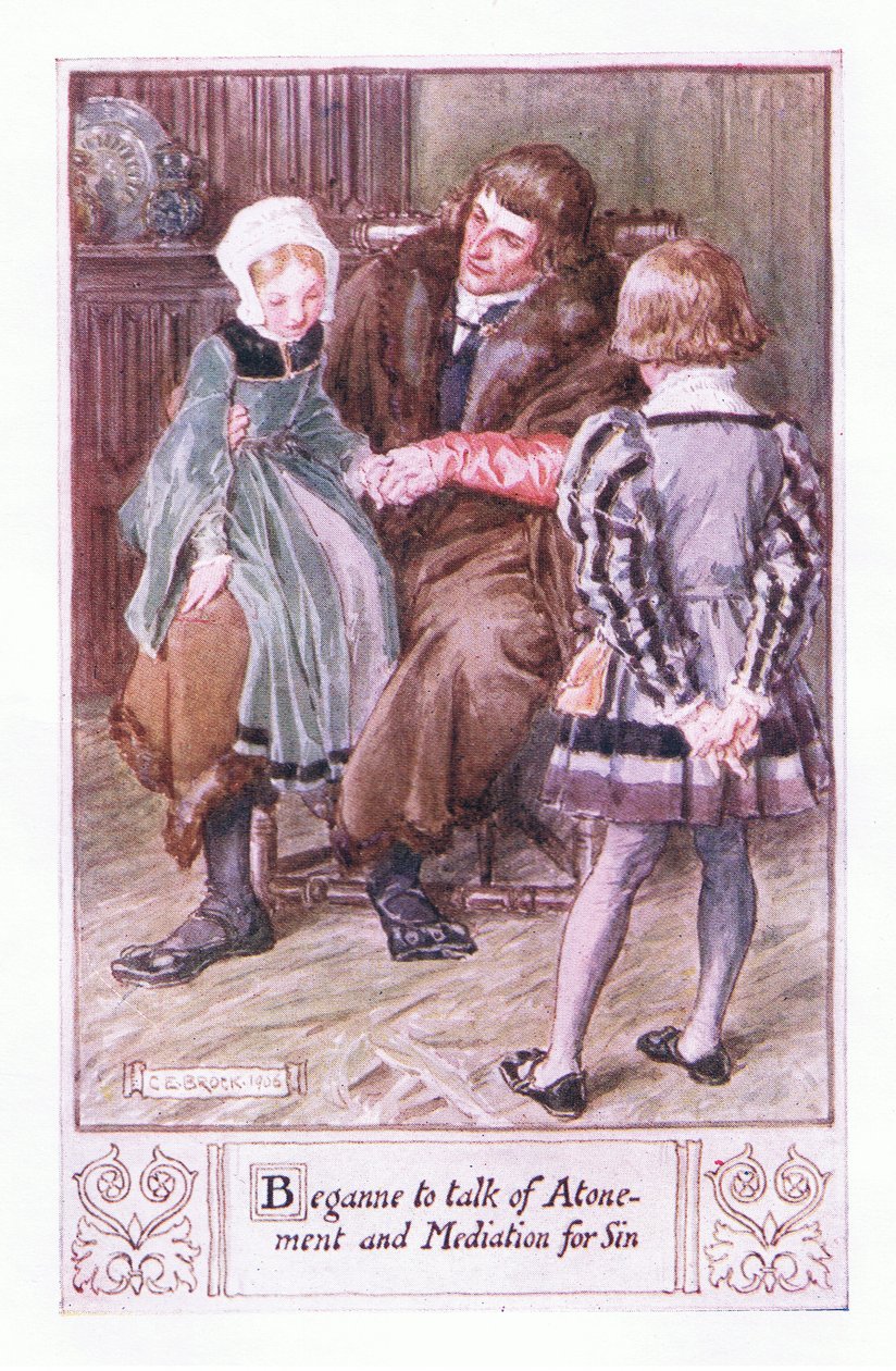 Günah için kefaret ve meditasyon hakkında konuşmaya başladı by Charles Edmund Brock
