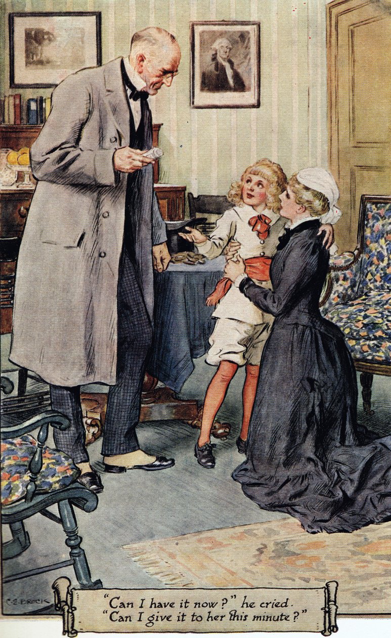 'Şimdi alabilir miyim' diye haykırdı, 'Şu anda ona verebilir miyim', 1936 by Charles Edmund Brock