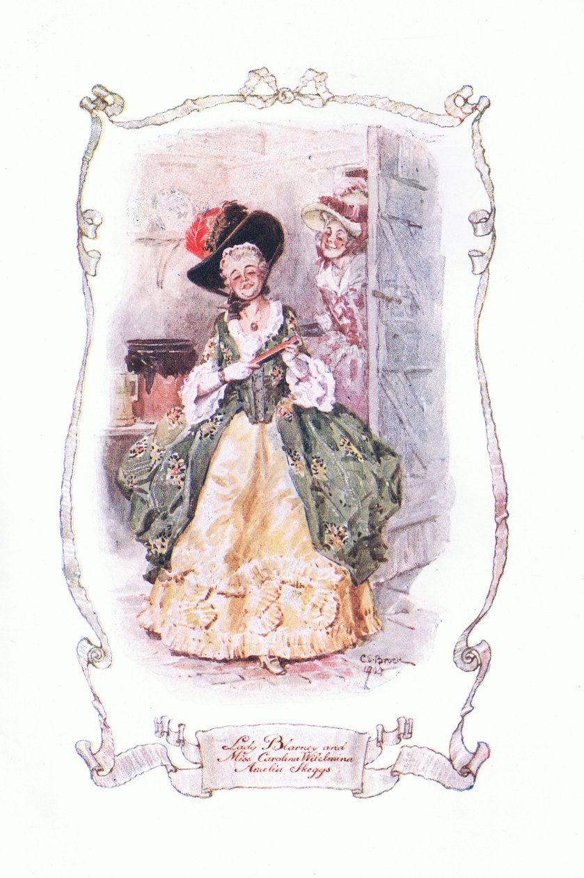 Lady Blarney ve Miss Carolina Wilhelmina ve Amelia Skeggs, JM Dent & Son Ltd tarafından yayınlanan Wakefield Papazı