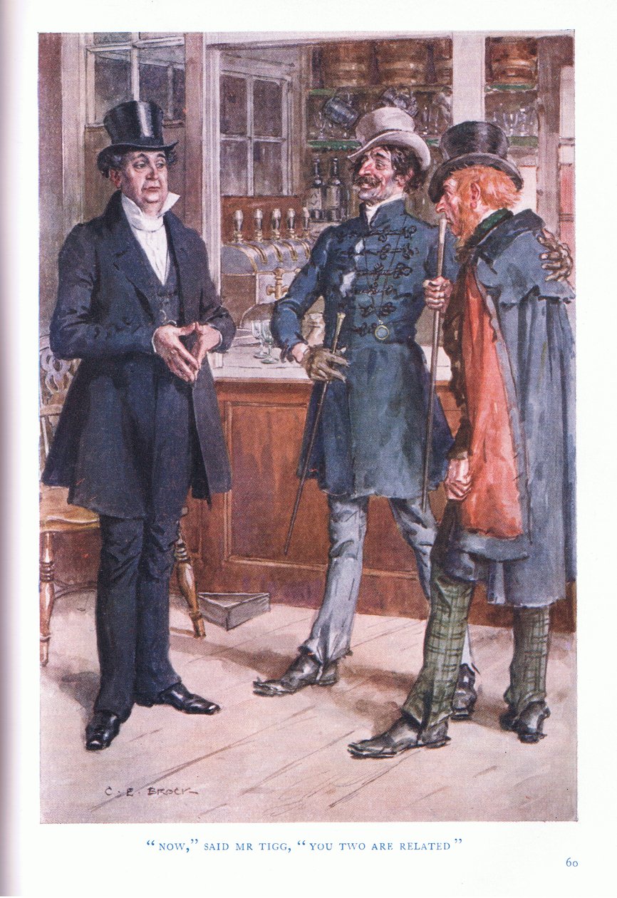 Şimdi dedi Bay Tigg, ikiniz akrabasınız. by Charles Edmund Brock