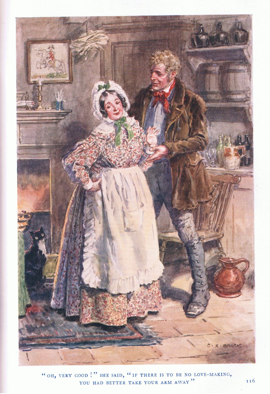 Oh çok iyi! Dedi ki, sevişmek olmayacaksa, kolunu çeksen iyi olur. by Charles Edmund Brock