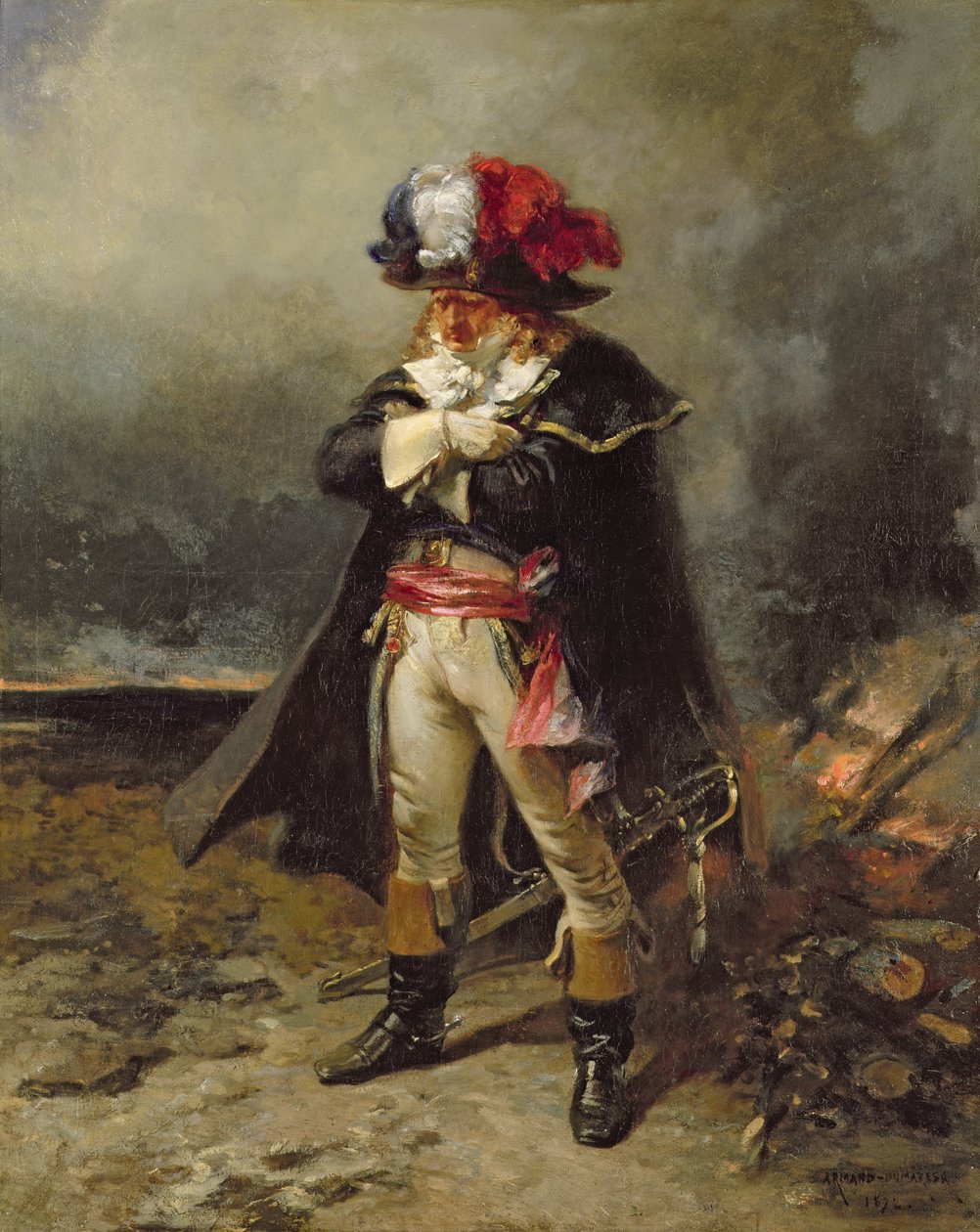 Lazare Carnot (1753-1823) 1872 olduğu tahmin edilen portre by Charles Edouard Armand Dumaresq