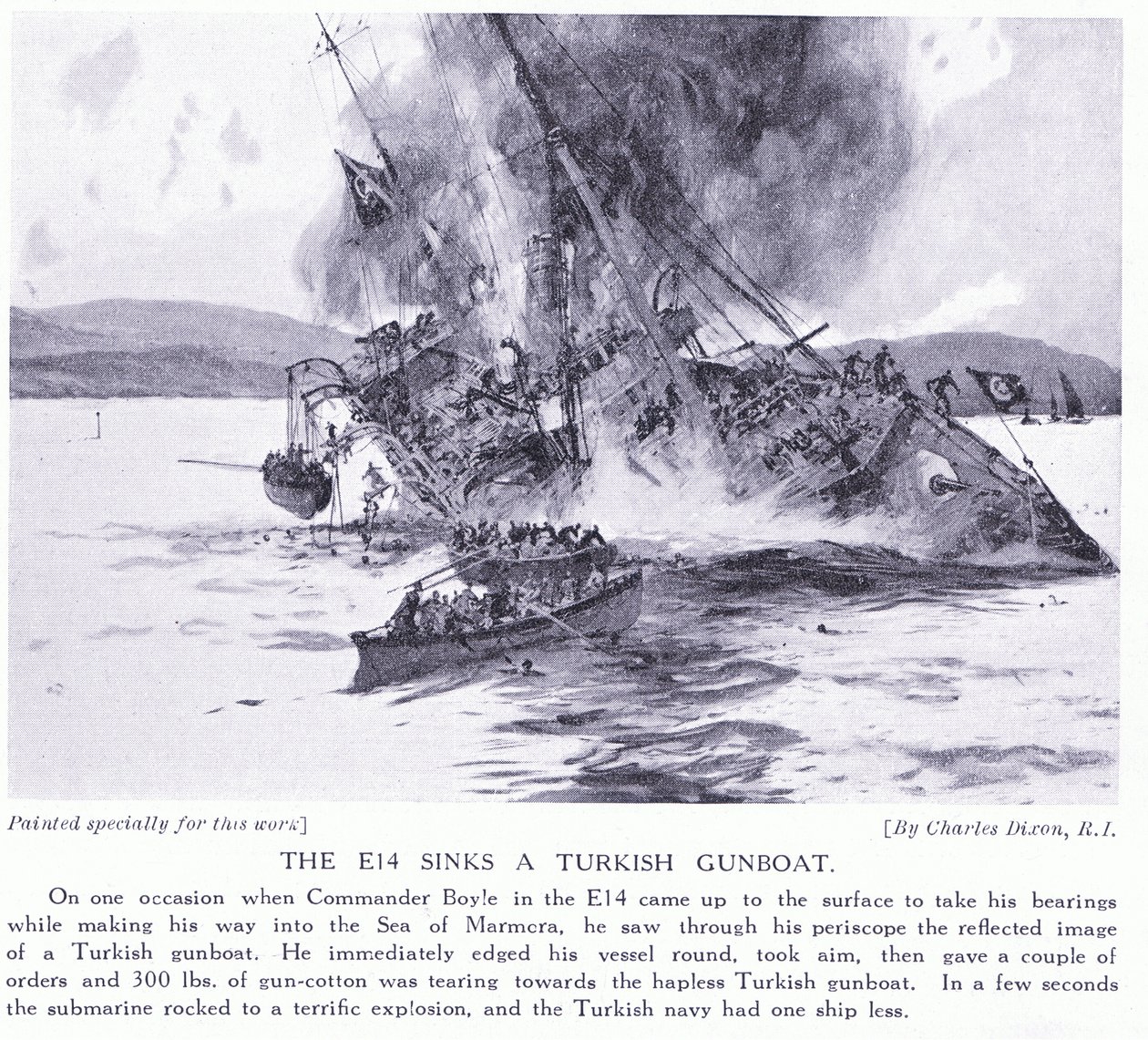 E14, 1915 Marmara Denizi