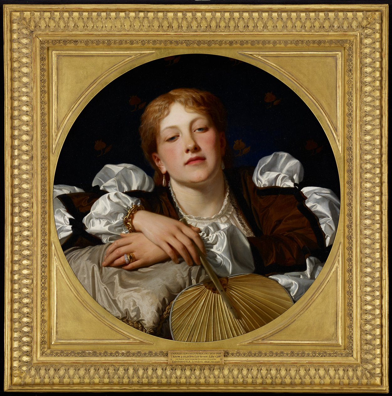 Görülecek bir bakire panayır tanıyorum, kendine iyi bak, 1868 (tuval üzerine serilmiş kağıt üzerine yağlı boya) by Charles Edward Perugini