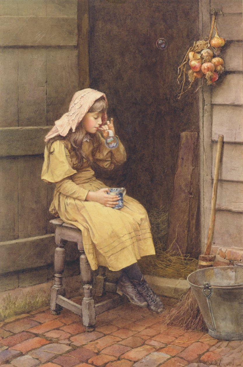 Kabarcıklar Üfleme by Charles Edward Wilson