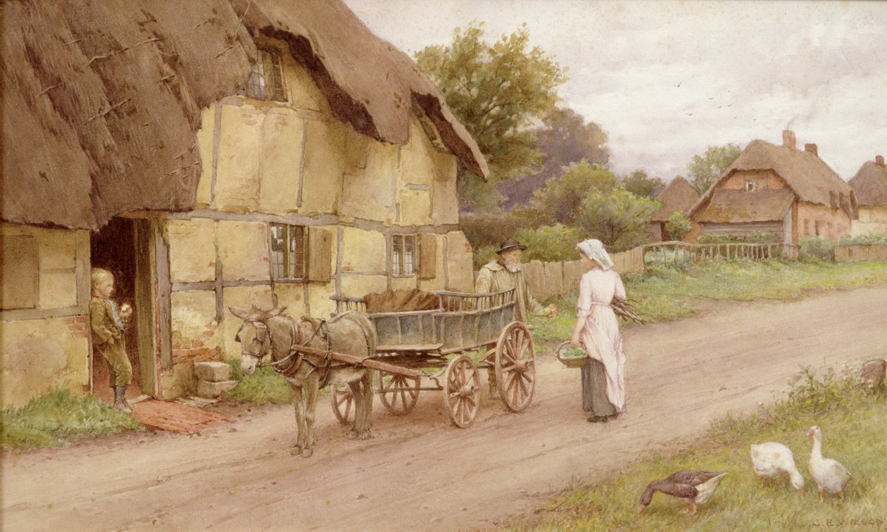 Eşek Arabası, c.1920 by Charles Edward Wilson