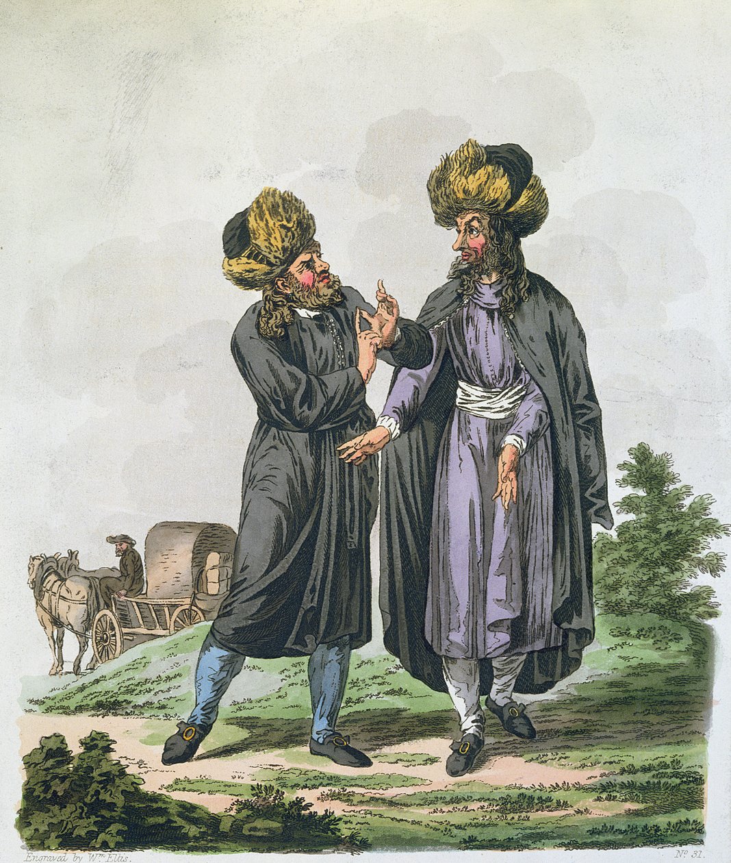 Polonyalı Yahudiler, William Ellis (1747-1810) tarafından 1804