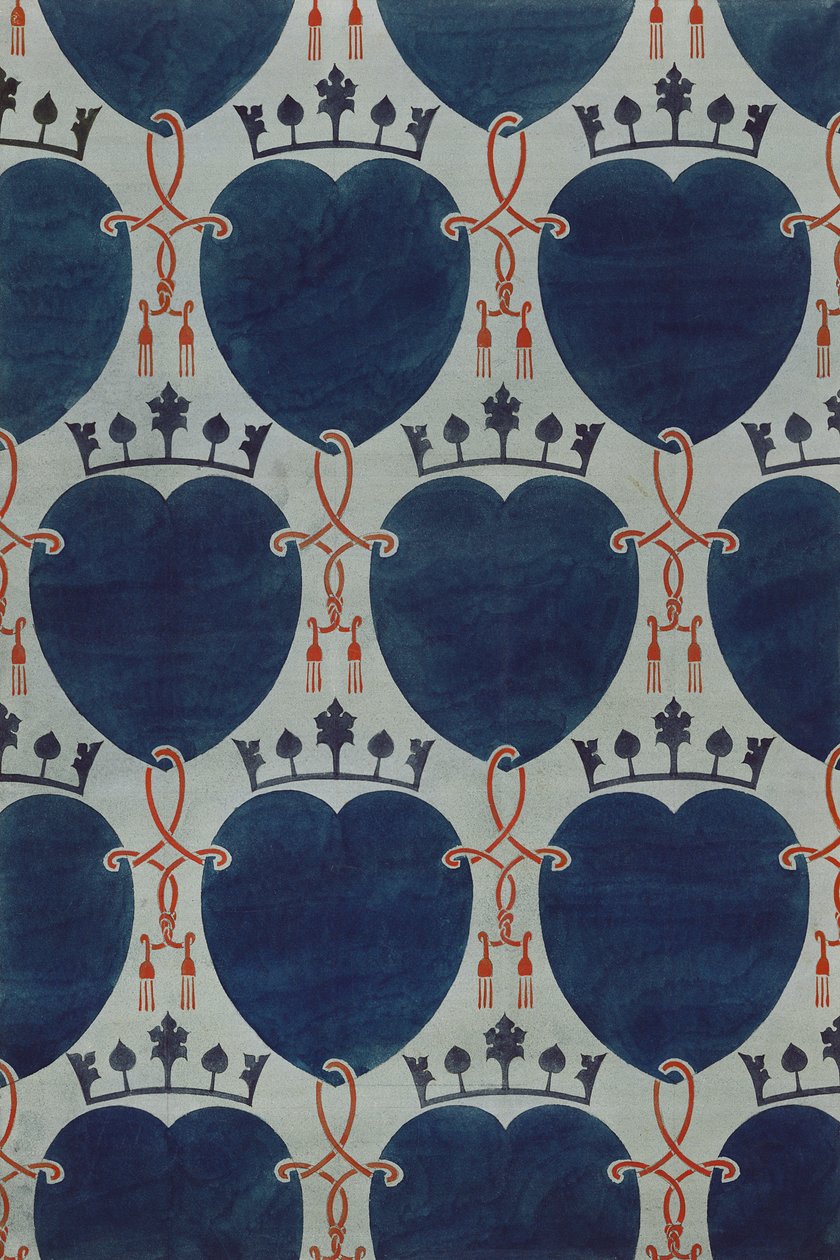 Bir kumaş için tasarım, c.1898 by Charles Francis Annesley Voysey
