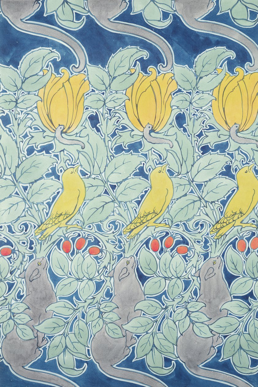 Let Us Prey, duvar kağıdı tasarımı by Charles Francis Annesley Voysey