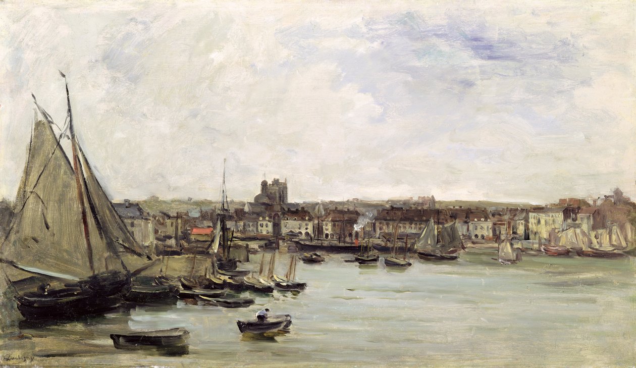 Dieppe, 1875 by Charles Francois Daubigny