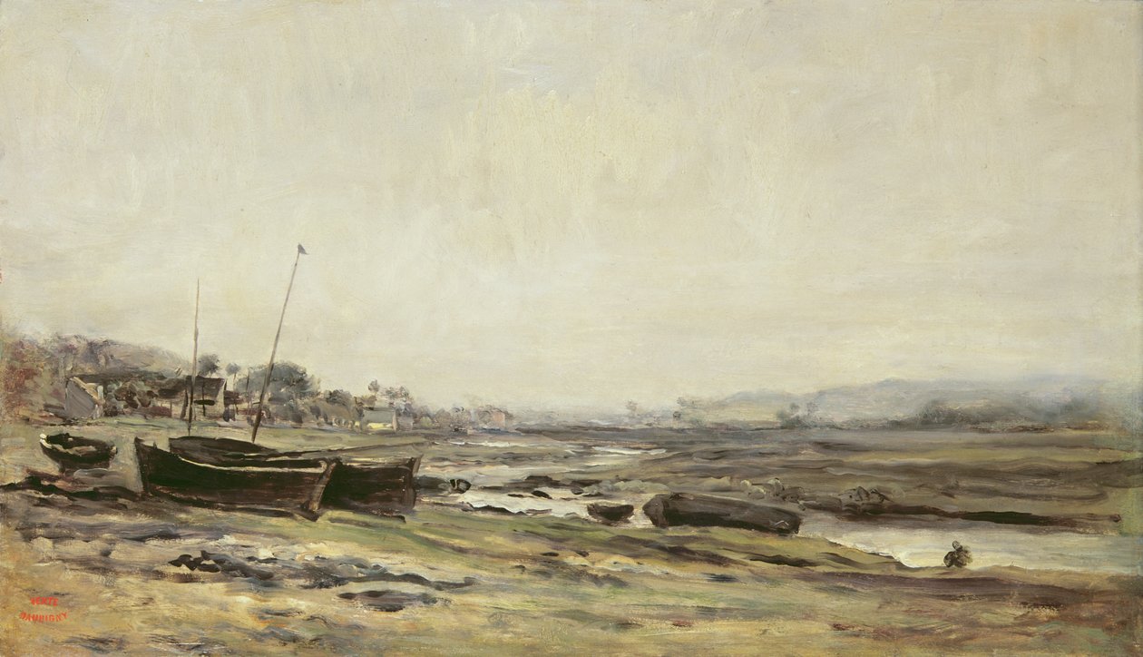 Balıkçı teknesi by Charles Francois Daubigny