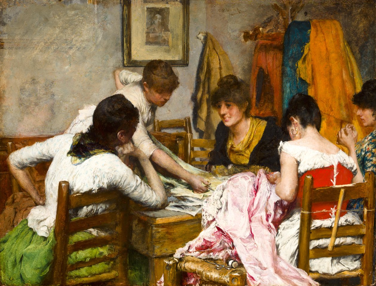 yeni elbise by Charles Frederic Ulrich