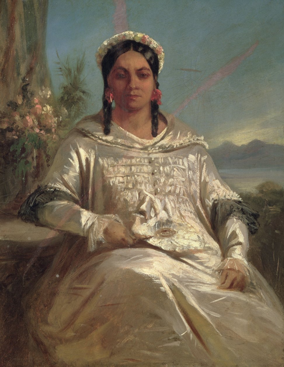 Tahiti Kraliçesi Pomare IV (1827-77) by Charles Giraud