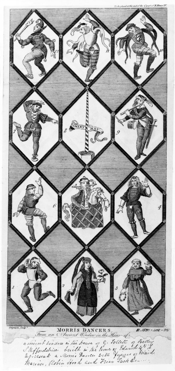 Morris Dansçıları by Charles Grignion