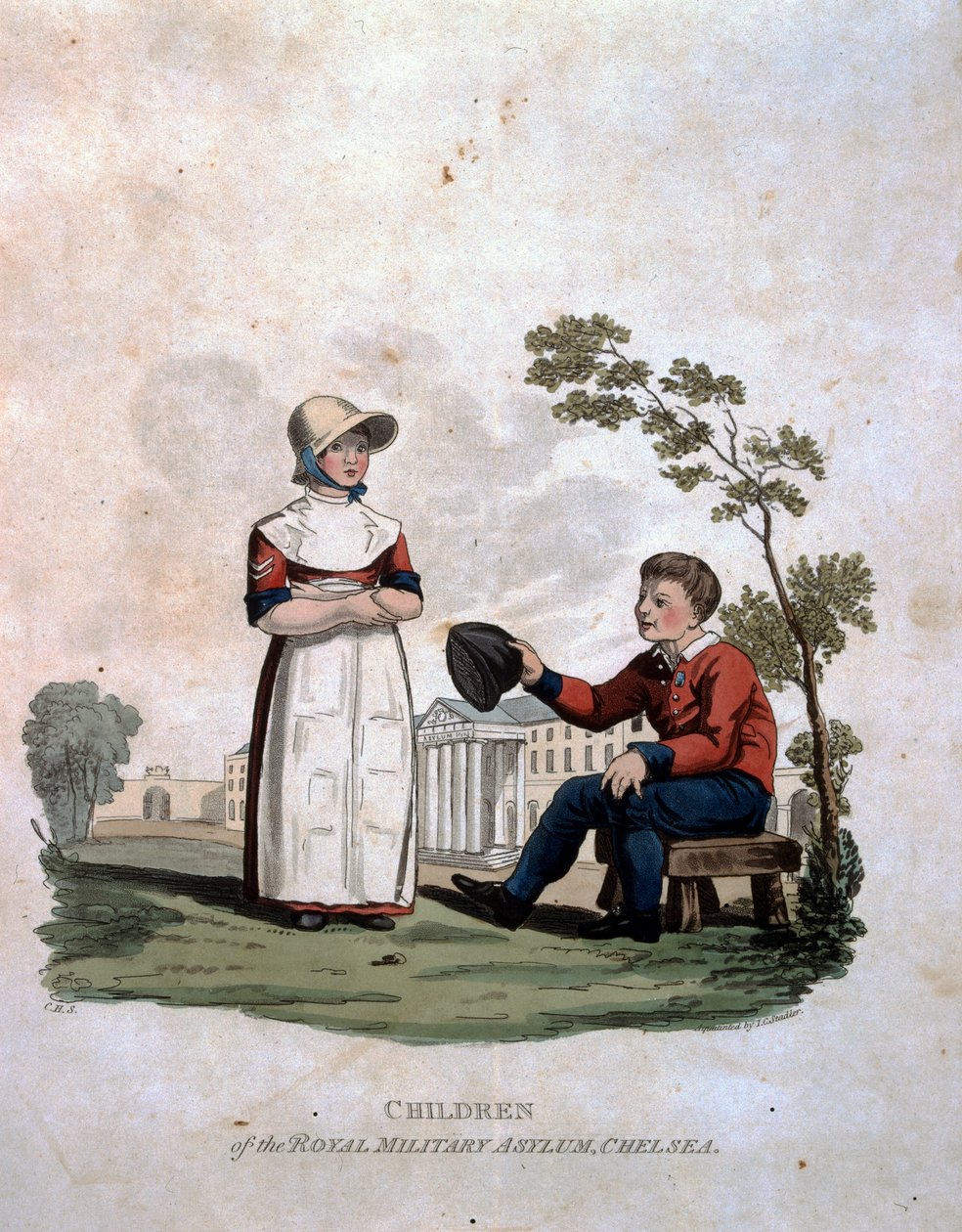 Colnaghi und Co. 1812-15 tarafından yayınlanan J.C. Stadler tarafından oyulmuş 