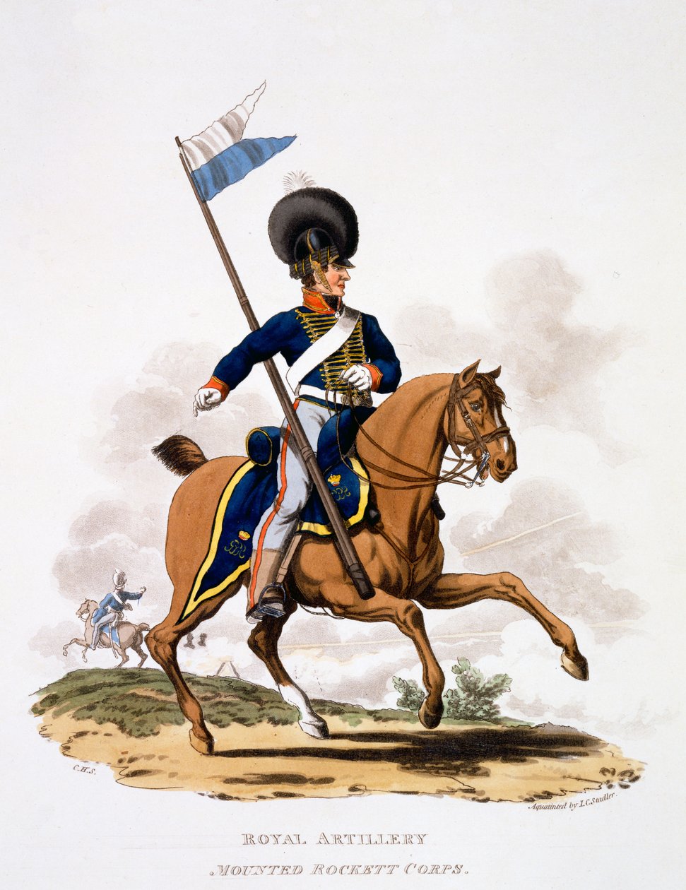 Kraliyet Topçu Üniforması, Mounted Rockett Corps, 