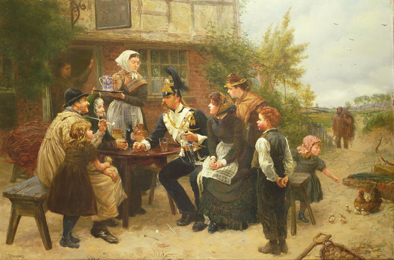 askerin dönüşü by Charles J. Staniland