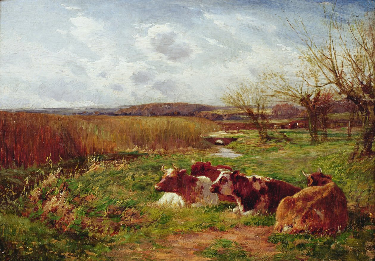 Çayırda by Charles James Adams
