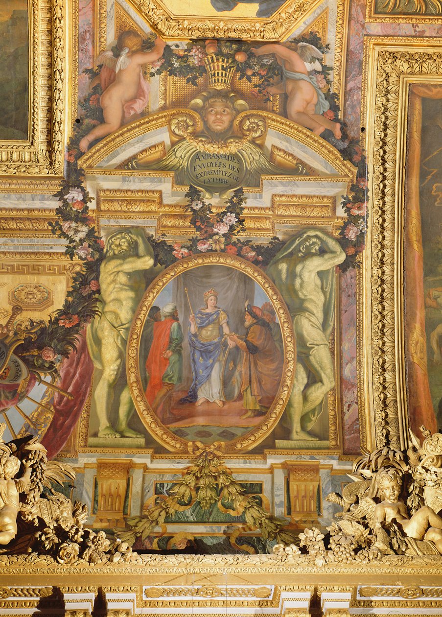 Dünyanın Her Köşesinden Gelen Büyükelçiler, Galerie des Glaces