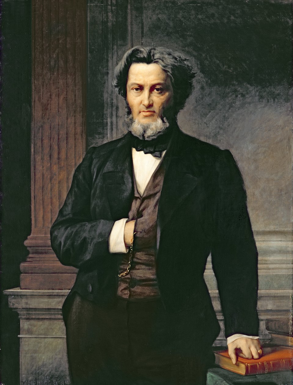 Jules Favre (1809-80) 1865 by Charles Lefebvre